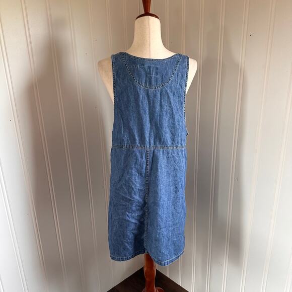 Vintage 90s/Y2K Denim Dress M - Picture 4 of 5